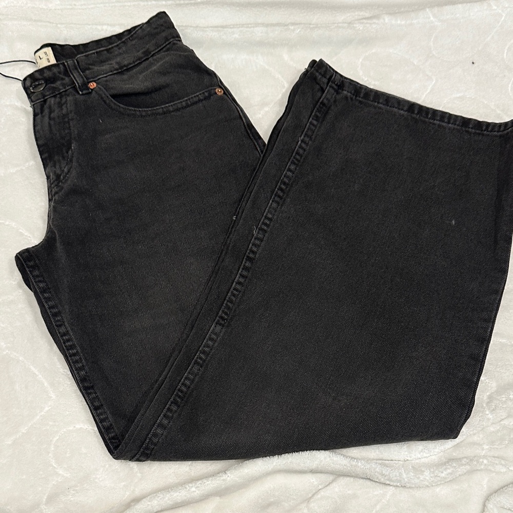 Motel Rocks Charcoal Relaxed Jeans